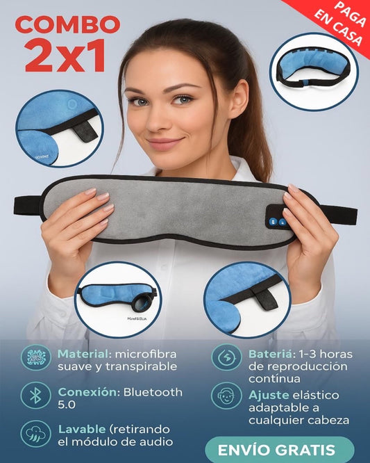 Antifaz Para Descanso Con Bluetooh