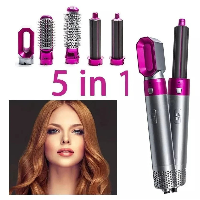 Cepillo 5 En 1 Multifuncional LOOK PROFESIONAL SIN SALIR DE CASA ✨🚀