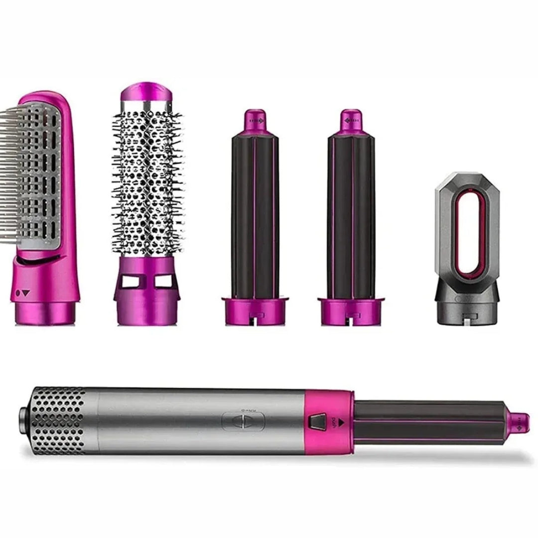 Cepillo 5 En 1 Multifuncional LOOK PROFESIONAL SIN SALIR DE CASA ✨🚀