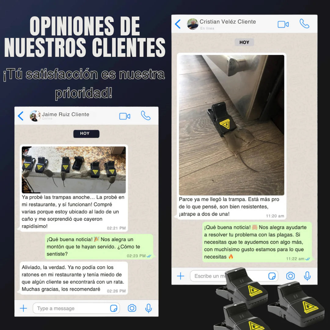MaxCapture™ Pack x3 - Sistema seguro para controlar roedores.
