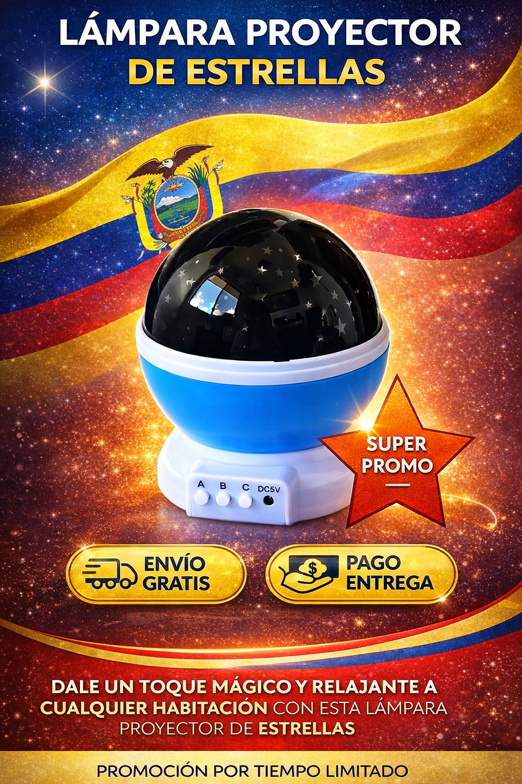 Lampara de estrellas