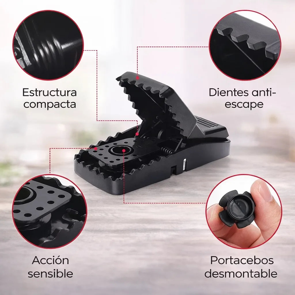 MaxCapture™ Pack x3 - Sistema seguro para controlar roedores.