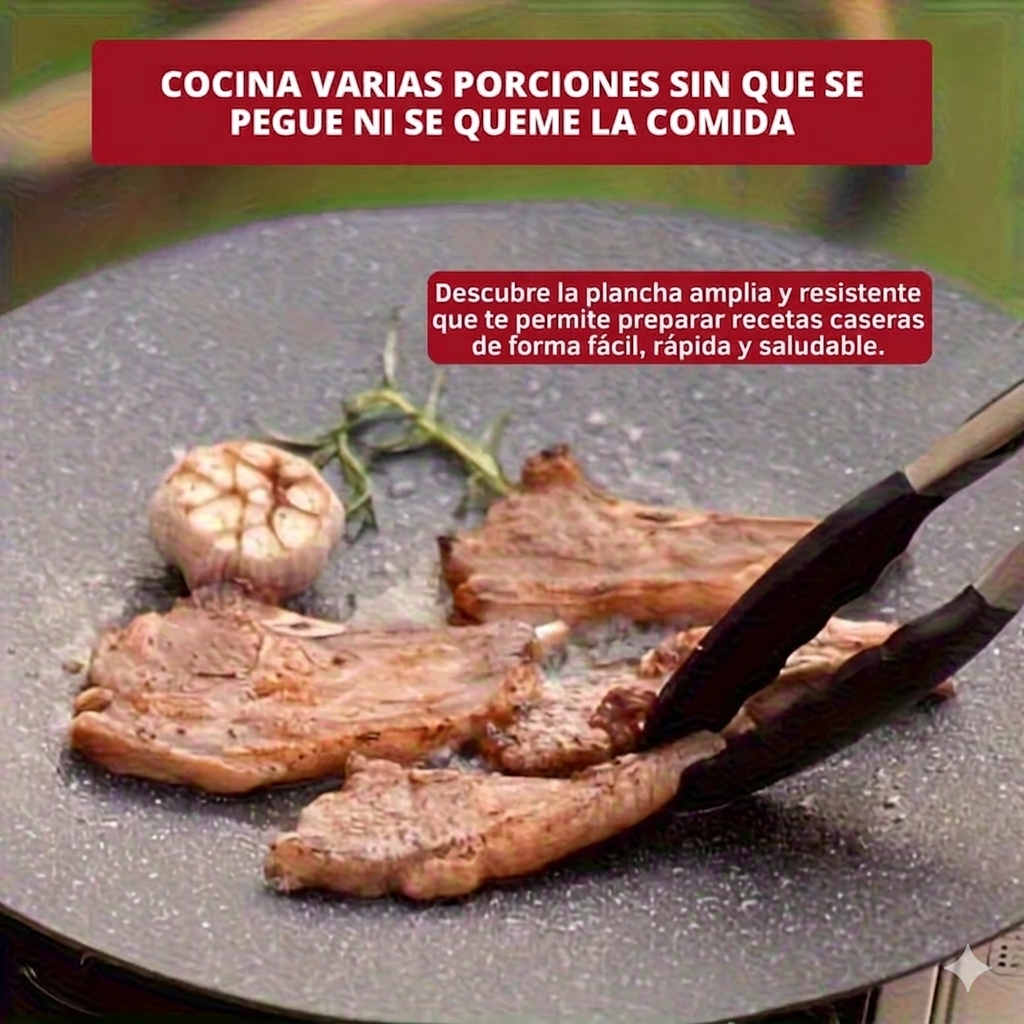 2X1 Plancha Budare Coreana Antiadherente 30cm
