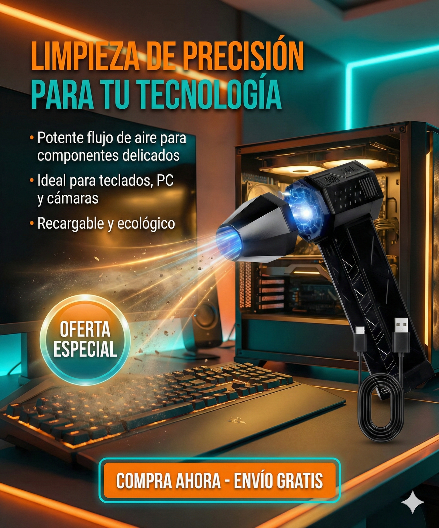 Mini Soplador TurboClean