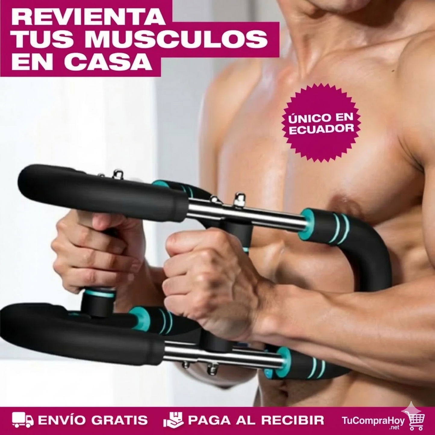 Ejercitador Multifuncional Pro Ajustable - FastFlex®