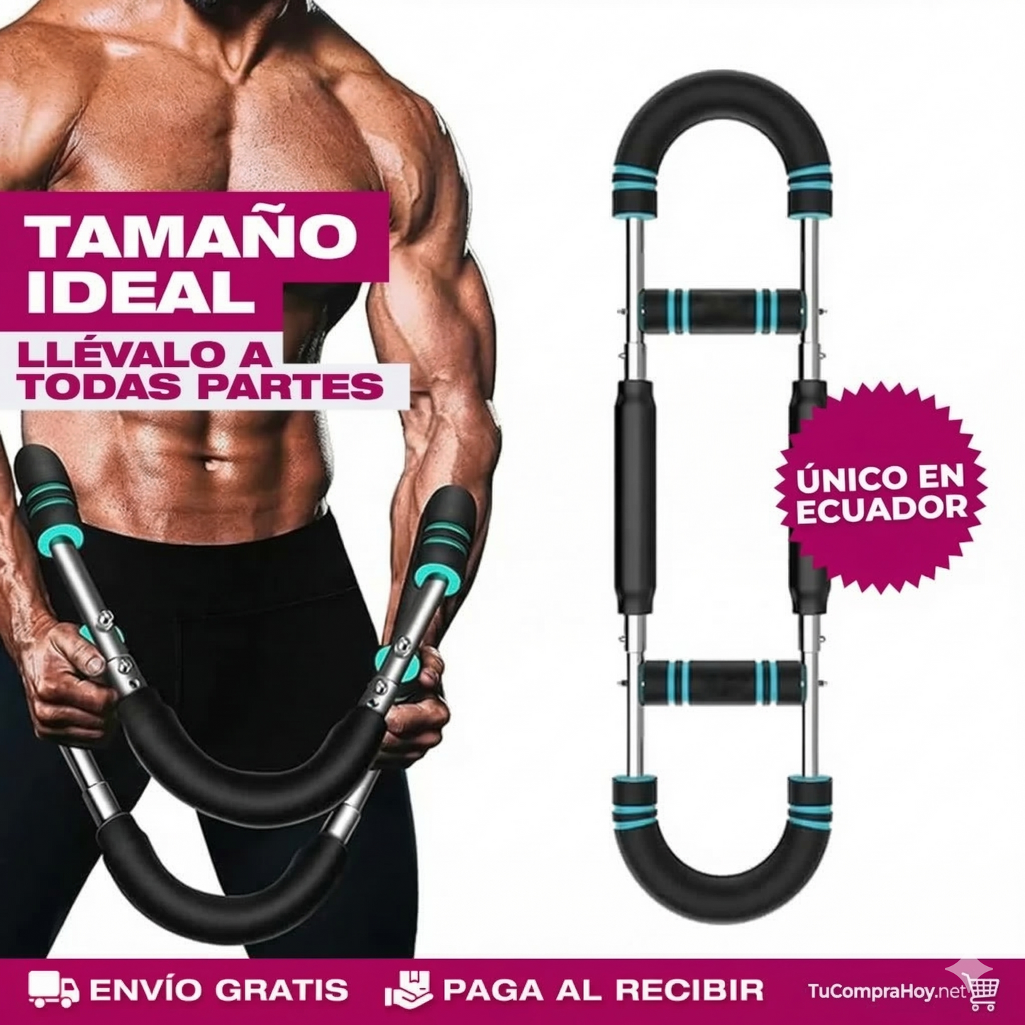 Ejercitador Multifuncional Pro Ajustable - FastFlex®