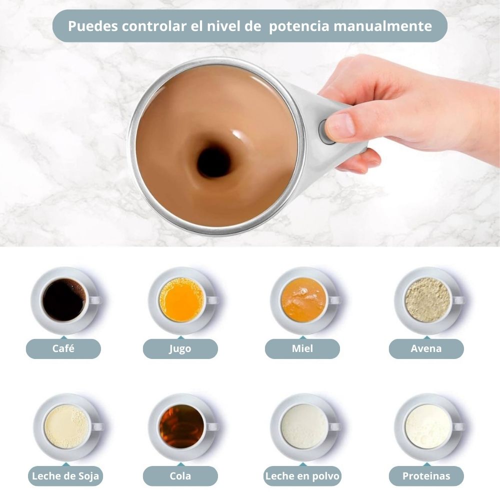 Taza Mezcladora Recargable