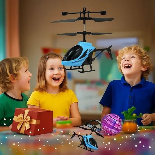 Helicóptero con Sensor y Control Remoto | Regalo perfecto para navidad