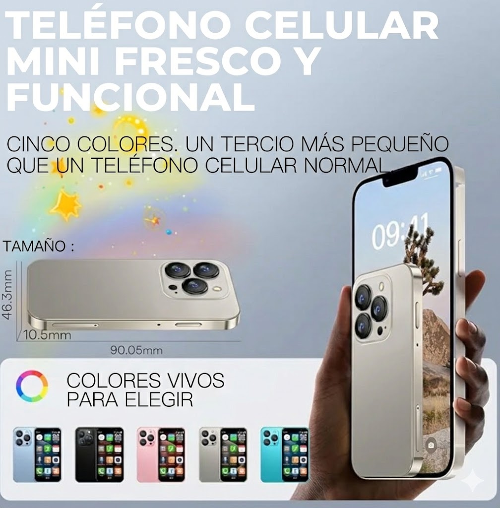 Mini Smartphone 4G - El teléfono inteligente más pequeño y funcional del mundo